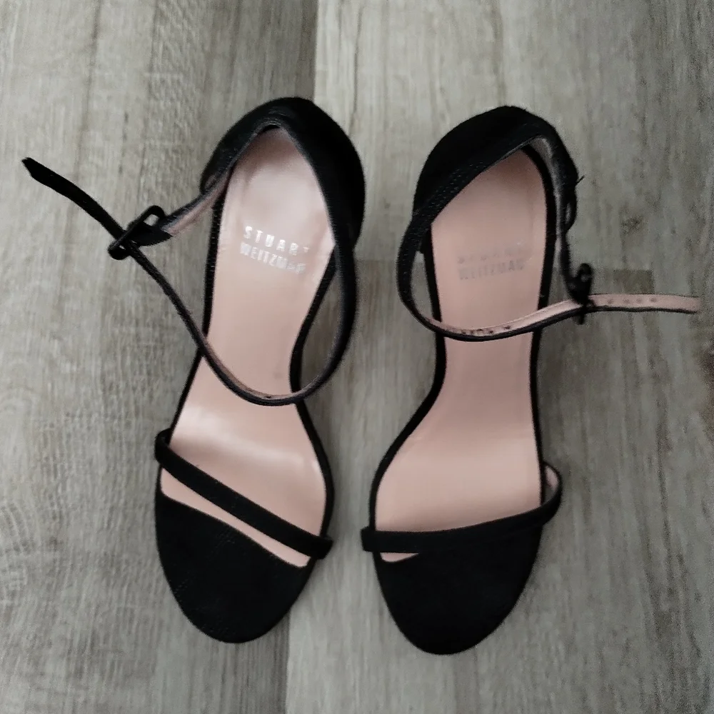 Stuart Weitzman Black Heels - Picture 2 of 11